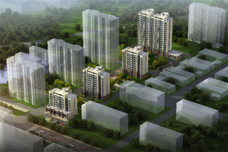 城北今日星城3室1厅1卫95m2简单装修